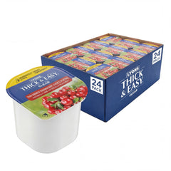 Thick & Easy vaso frontal del pack 24 con porción lista para servir