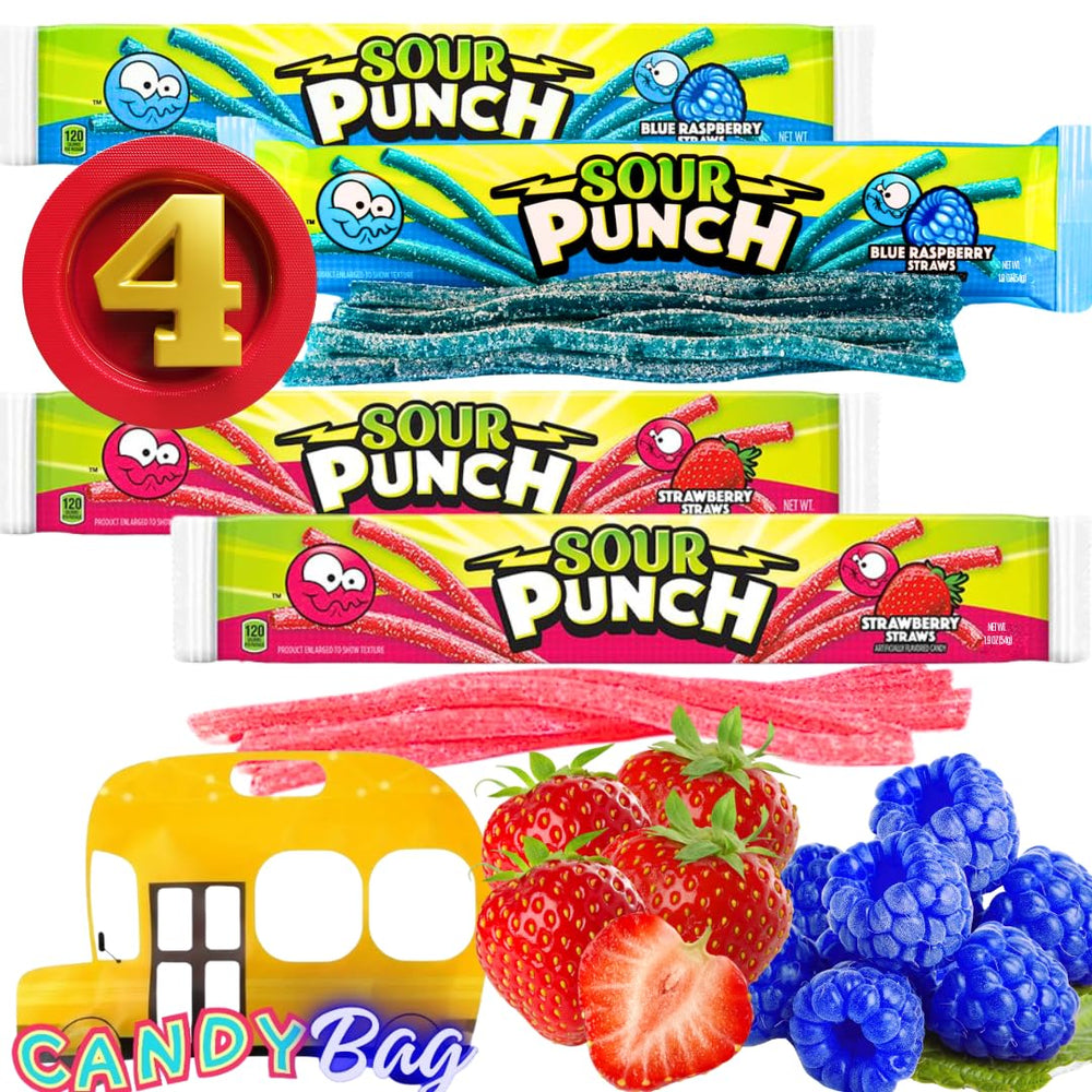 Think Candy bandeja frontal mostrando fresa y blue raspberry, ideal para compartir