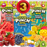 Think Candy pack frontal mostrando las tres bolsas y colores vibrantes para compartir
