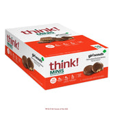 thinkThin empaque frontal mostrando caja de 15 barras, práctico para llevar