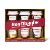 Thoughtfully BomBombs frente del paquete listo para regalar