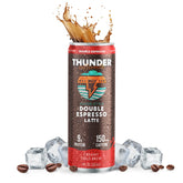 Thunder CoffeeMilk lata frontal mostrando diseño y conveniencia