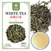 Tian Hu Shan paquete frontal de Bai Mu Dan mostrando pureza y presentación