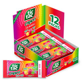 Tic Tac frente del empaque mostrando pack de 12, ideal para compartir