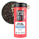 Tiesta Tea lata frontal mostrando diseño y frescura