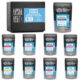 Tiesta Tea frente del estuche mostrando variedad, ideal para regalar