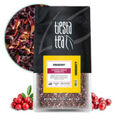Tiesta Tea empaque frontal Fireberry mostrando diseño y marca, ideal para identificar el producto