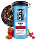 Tiesta Tea frente del empaque mostrando diseño y conservación beneficiosa