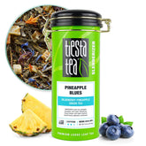 Tiesta Tea vista frontal del empaque, conserva frescura y estilo