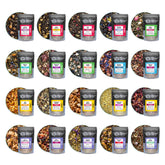 Tiesta Tea vista frontal del set con múltiples pouches, ideal para probar sabores