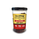Tillamook Country Smoker frasco frontal mostrando jerky y cierre resellable