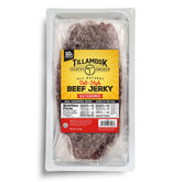 Tillamook Country Smoker frente del empaque mostrando bandeja y porción beneficiosa