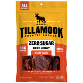 Tillamook Country Smoker paquete frontal mostrando beneficios y formato