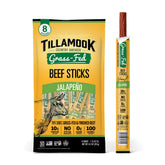 Tillamook Country Smoker embalaje frontal mostrando 8 palitos listo para llevar