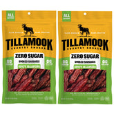 Tillamook Country Smoker paquete frontal destacando sabor jalapeño y sin azúcar