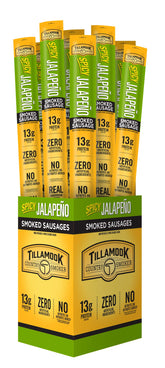 Tillamook Country Smoker paquete frontal mostrando 24 unidades y beneficio conveniencia