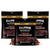 Tillamook Country Smoker paquete frontal mostrando diseño y proteína portátil