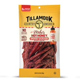 Tillamook Country Smoker empaque frontal mostrando salchichas y marca