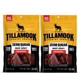 Tillamook Country Smoker paquete frontal mostrando tamaño y marca