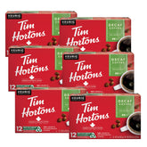Tim Hortons caja frontal roja mostrando pack y conveniencia
