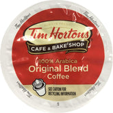 Tim Hortons empaque frontal mostrando 80 cápsulas para suministro prolongado