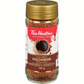Tim Hortons envase frontal mostrando diseño y sello de calidad