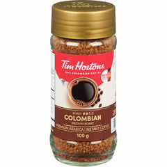 Tim Hortons envase frontal mostrando diseño y sello de calidad