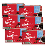 Tim Hortons frontal del empaque mostrando caja roja y cantidad 72ct, conveniencia visible