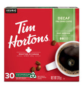 Tim Hortons frente del empaque con 30 cápsulas visible y fácil identificación