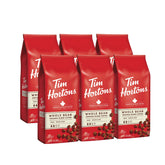 Tim Hortons paquete frontal del café en grano mostrando el diseño y la marca, ideal para identificar producto
