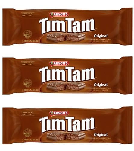 Tim Tam paquete frontal mostrando el diseño y atractivo, ideal para identificar el producto