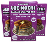 TJ's empaque frontal mostrando pack de 3 con color ube y ahorro