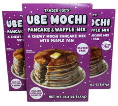 TJ's empaque frontal mostrando pack de 3 con color ube y ahorro