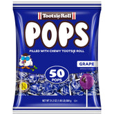 Tootsie Roll Tootsie Pops uva bolsa frontal, presentación grande para compartir