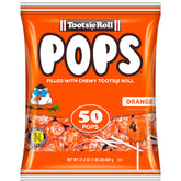 Tootsie Roll Tootsie Pops paquete frontal mostrando 50 piruletas, ideal para compartir