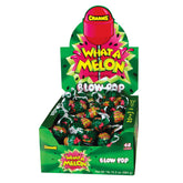 Tootsie Roll caja frontal What-A-Melon mostrando cantidad y marca
