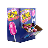 Tootsie Roll Charms caja frontal mostrando 100 paletas, atractivo para eventos