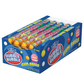 Tootsie Roll tubo frontal mostrando gumballs coloridos y práctica porción portátil