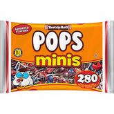Tootsie Roll paquete frente mostrando 280 unidades y variedad