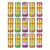 Topo Chico vista frontal del pack de 15 latas, presentación práctica