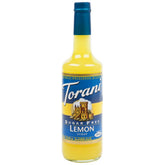 Torani jarabe limón frontal botella 750 ml listo para bebidas