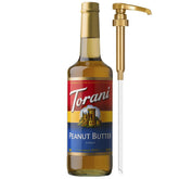 Torani botella frente mostrando etiqueta y volumen práctico