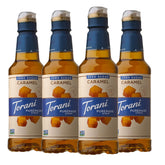 Torani Puremade Caramel frontal mostrando botella y marca, ideal para repostería