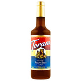 Torani botella de root beer 750 ml mostrando presentación y etiqueta clara