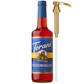 Botella Torani Sugar-Free Watermelon frontal, presentación limpia y profesional