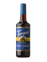 Torani botella frontal color rojo profundo mostrando la marca y presentación 750mL