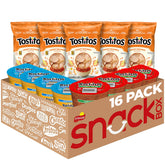 Tostitos frente del pack mostrando porciones separadas y conveniencia