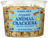Trader Joe's paquete frontal mostrando diseño y tamaño práctico para familias