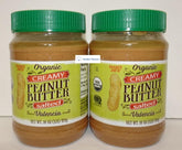 Trader Joe's frasco frontal de mantequilla de cacahuate orgánica Valencia, presentación doble