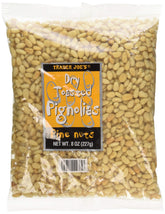 Trader Joe's bolsa frontal de pignolias tostadas lista para usar y conservar